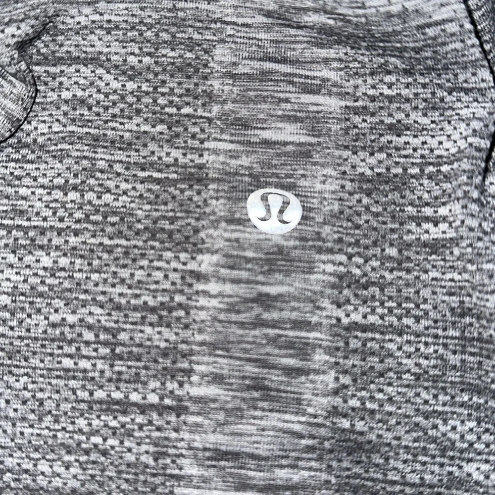 Lululemon Swiftly Relaxed Long Sleeve Slate / White